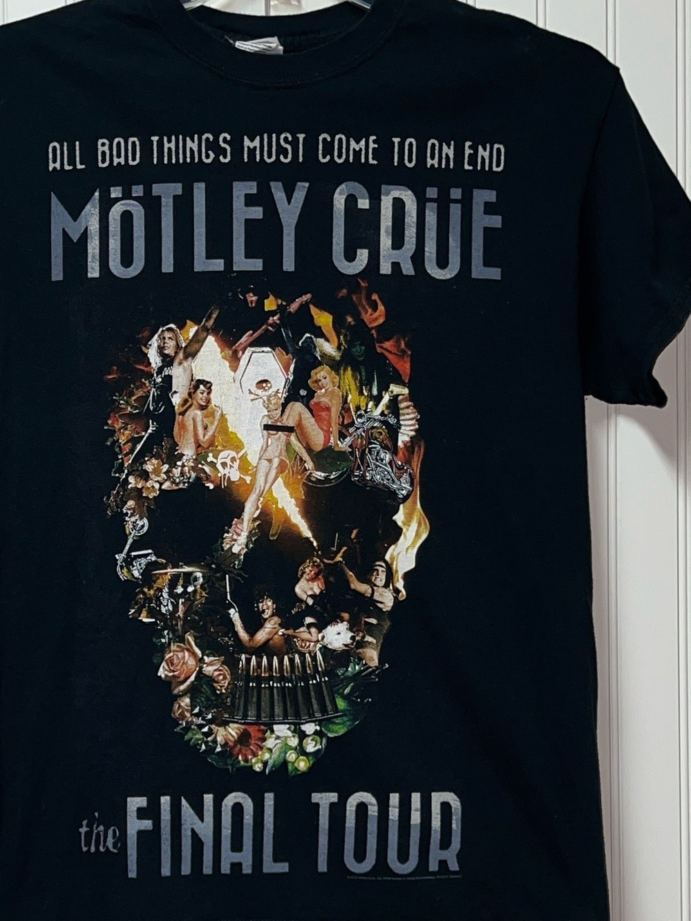 2016 Motley Crue Final Concert Tour Shirt M